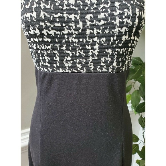 K Studio Women's Black Polyester Blend Sleeveless Square Neck Maxi Dress - Picture 3 of 11